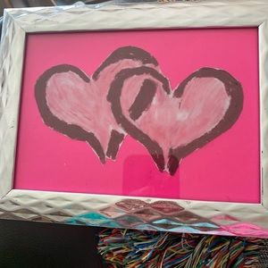 Original artwork Interlocking Hearts
